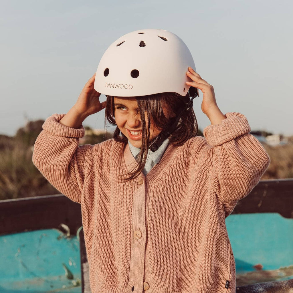 banwood red bike helmet Kids The Banwood Kids Eco Bike Helmet in Ivory is a durable bicycle helmet designed for young children Banwood Helmet | Marigold Modern